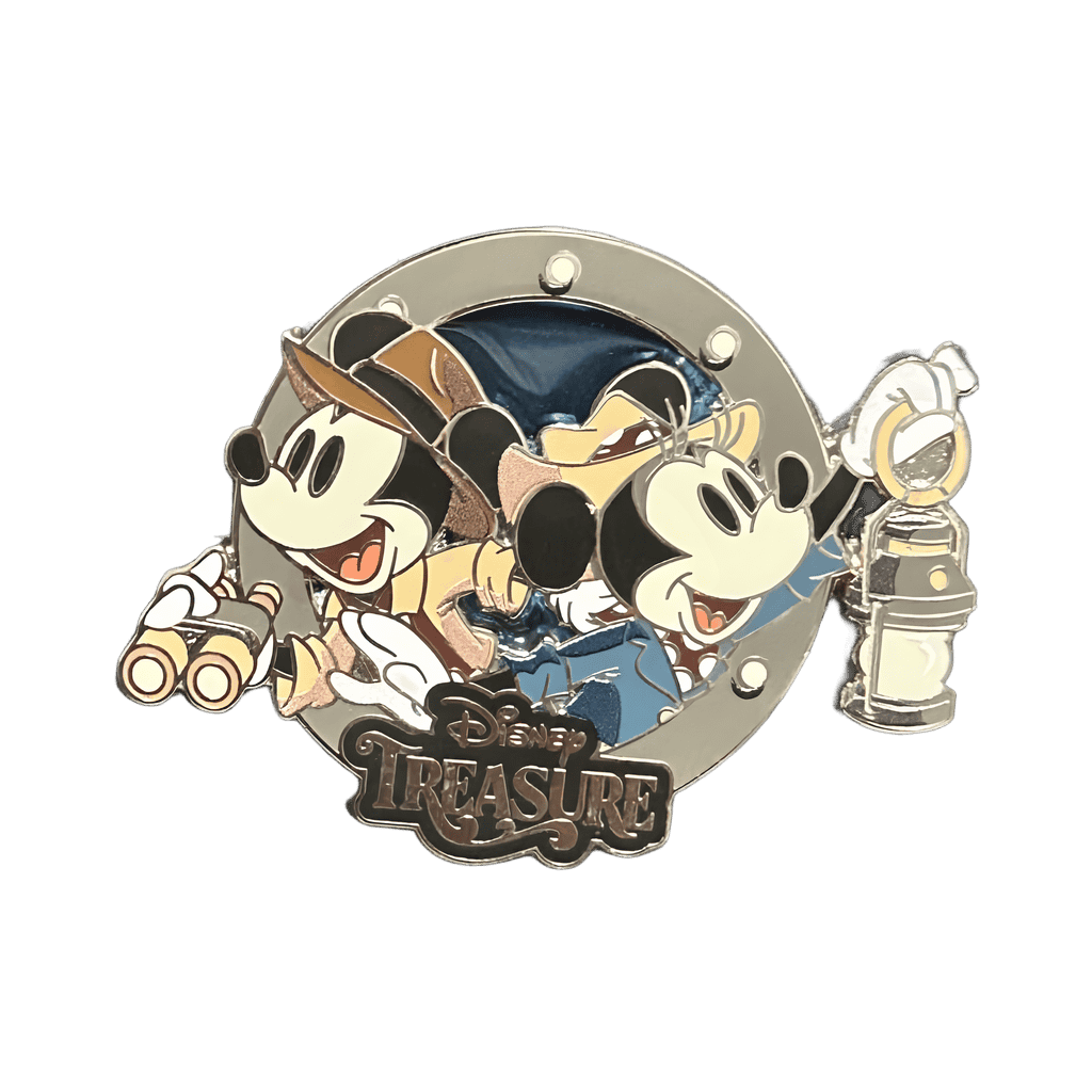 Disney Treasure Porthole Booster set - Mickey and Minnie Disney pin