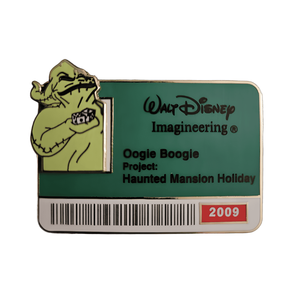 Oogie Boogie ID Badge Disney pin