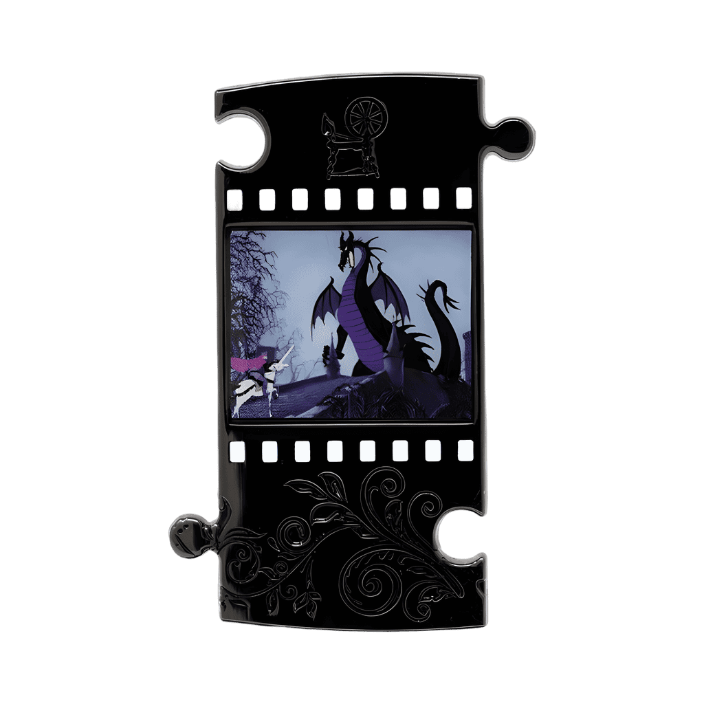 Maleficent Dragon at Castle Disney pin