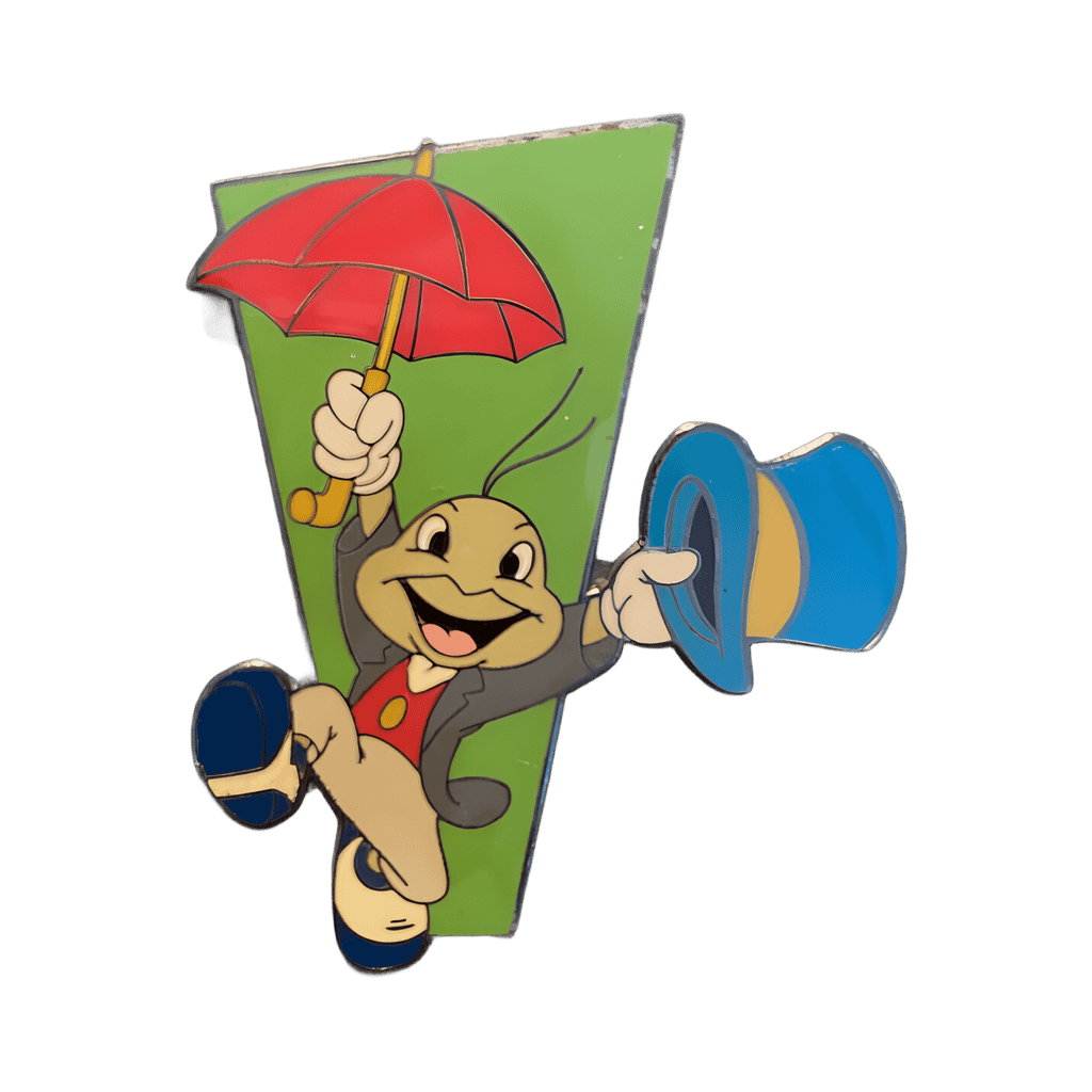 Jiminy Cricket with Hat and Umbrella Disney pin