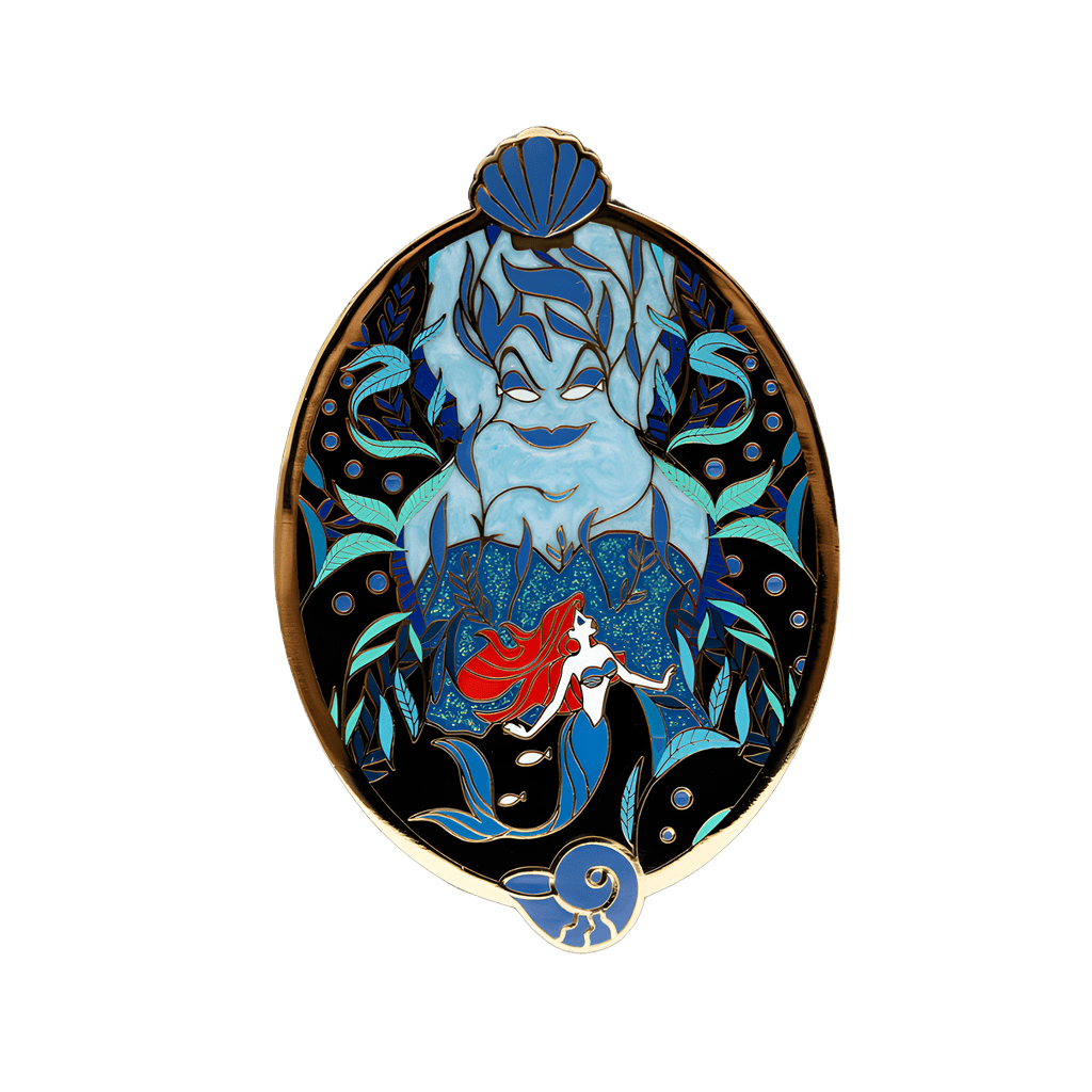 Ariel and Ursula Disney pin