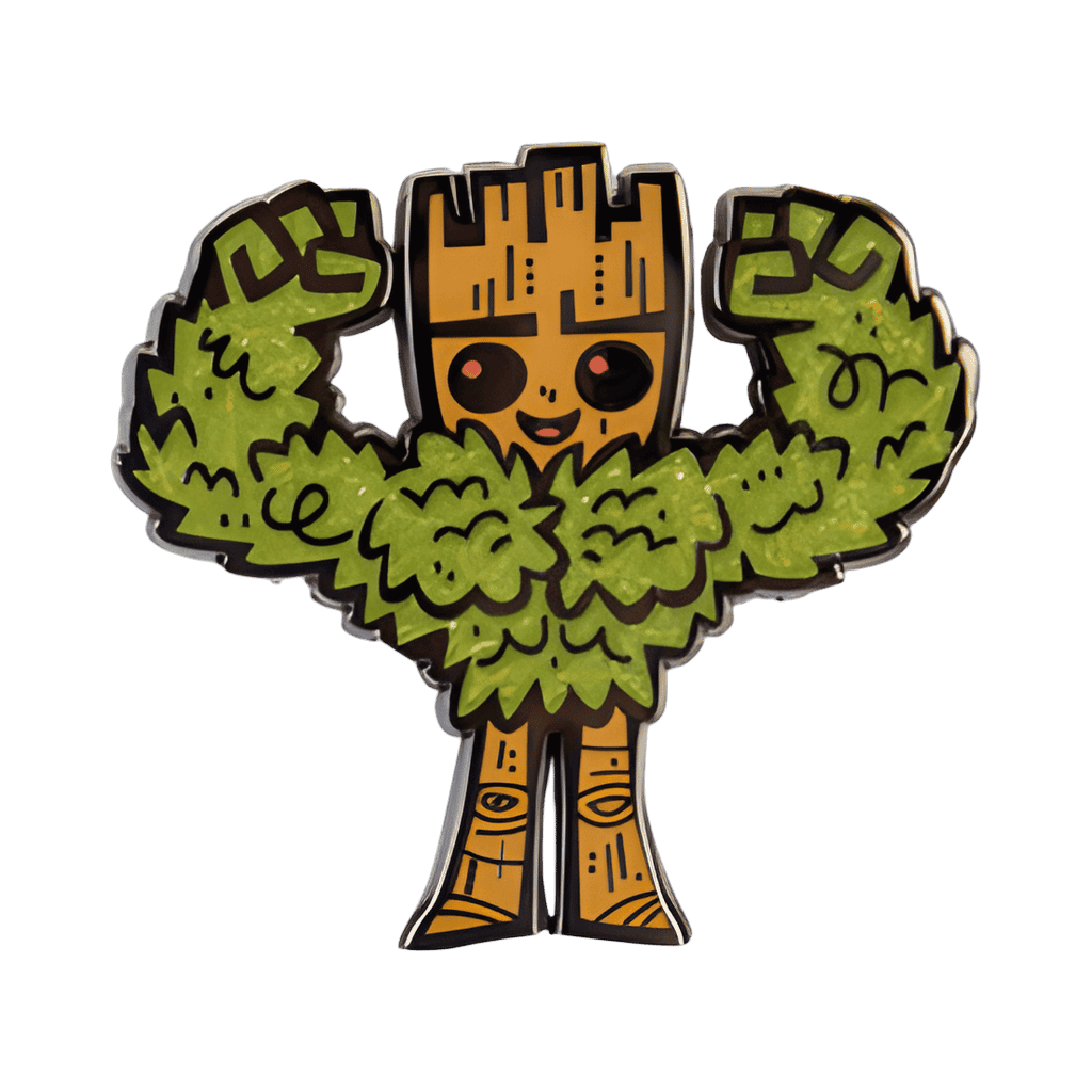 Groot as The Hulk Disney pin