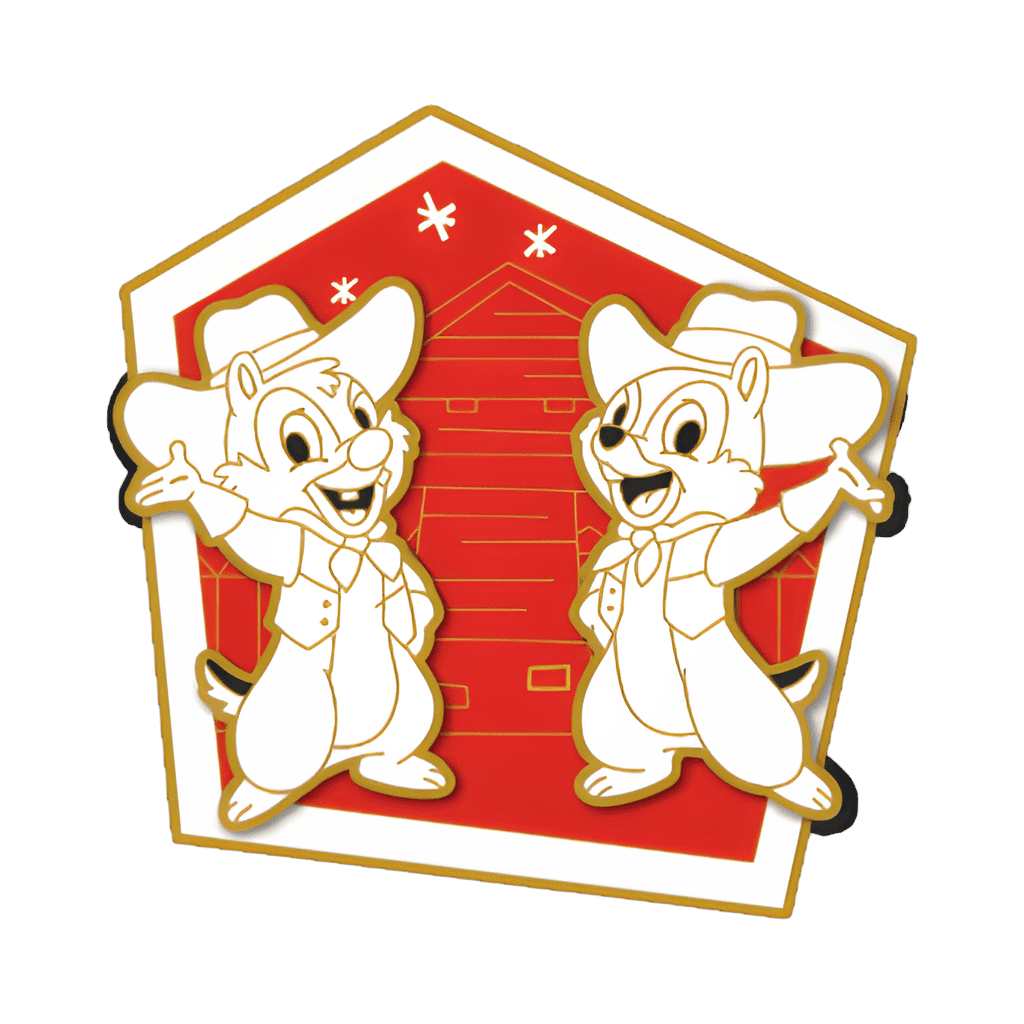 Chip & Dale (Frontierland) Disney pin