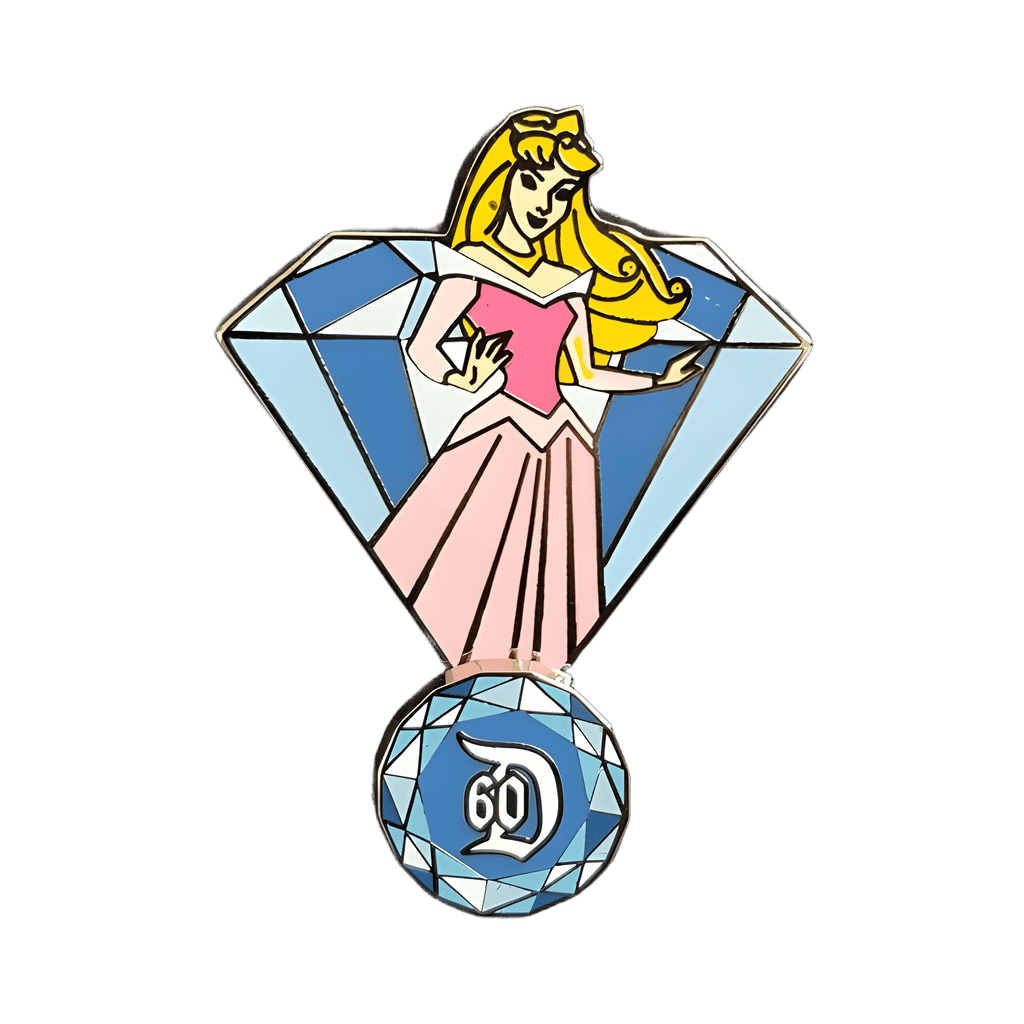 Aurora Standee Token Disney pin