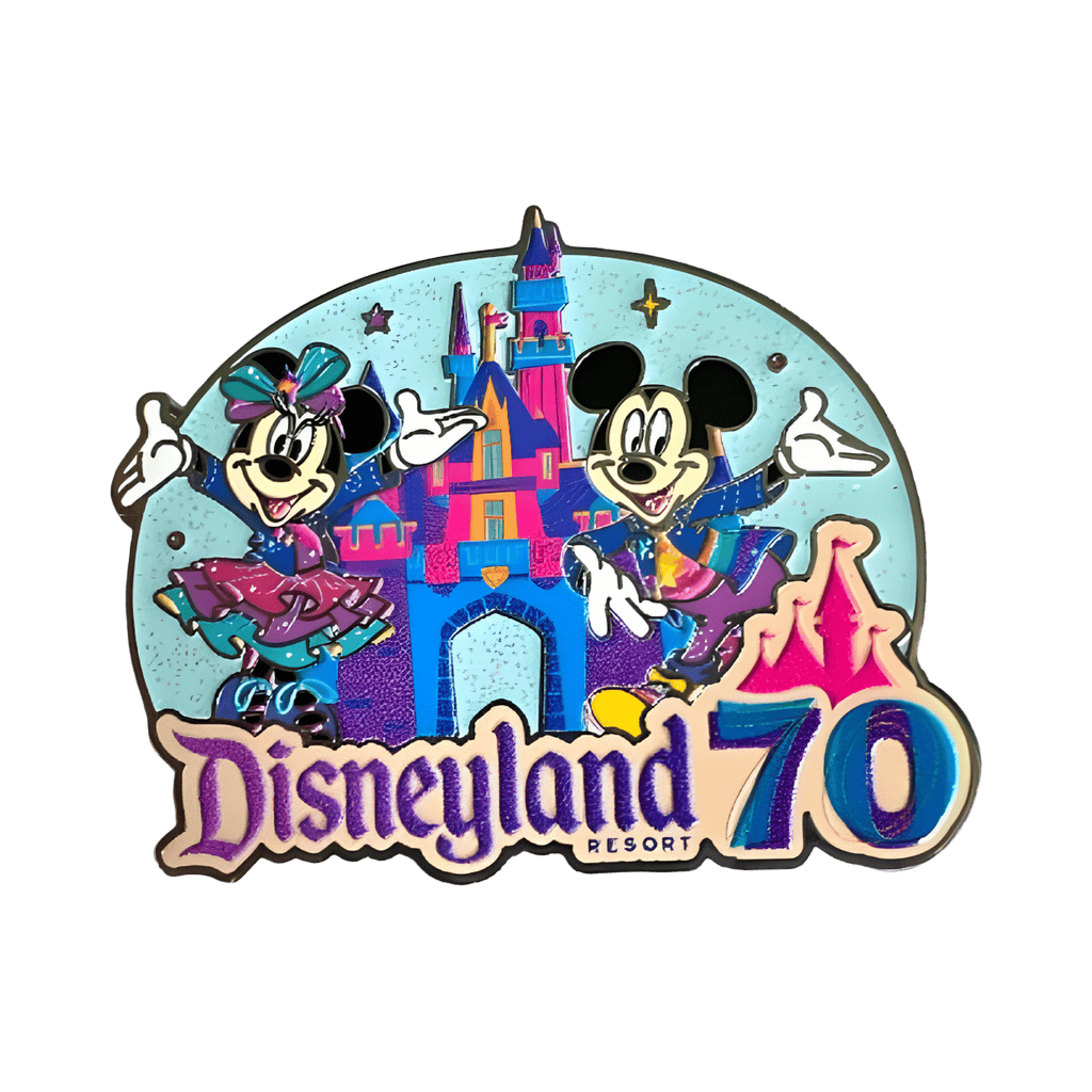 Mickey & Minnie at Sleeping Beauty Castle Disney pin