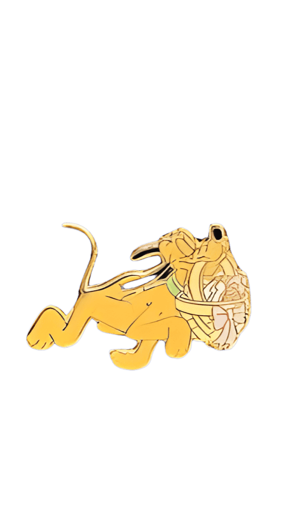 Pluto with Easter Basket 2 pin set Disney pin