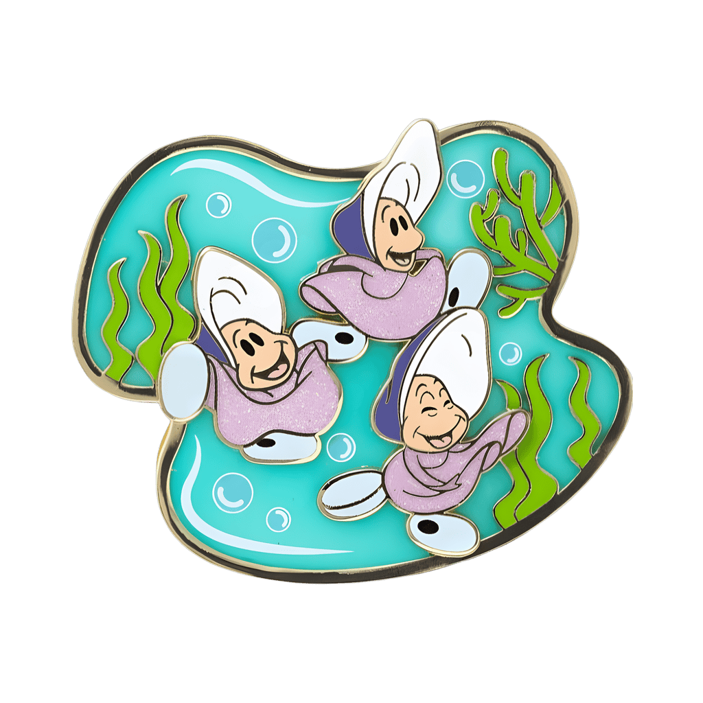 Curious Little Oysters Disney pin