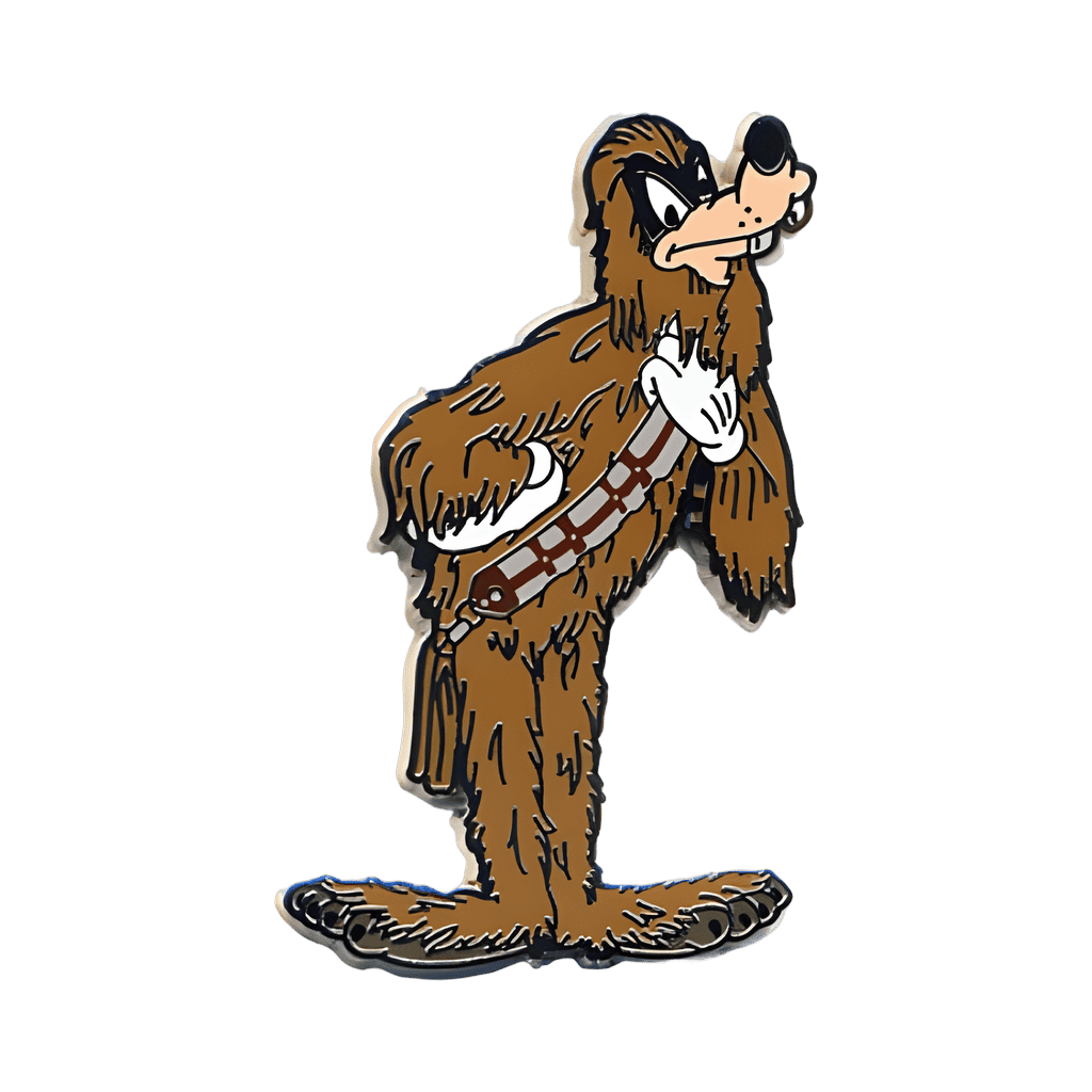 Goofy as Chewbacca Disney pin