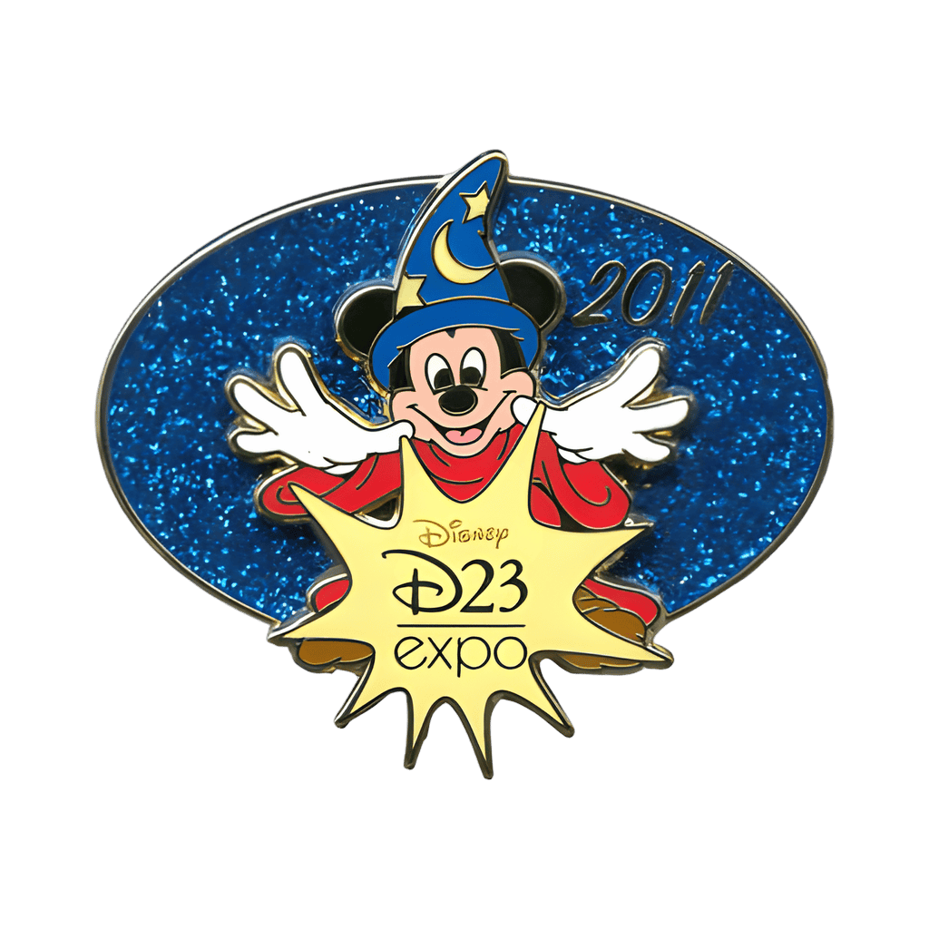 D23 - Sorcerer Mickey - 2011 Expo - Logo Pin Disney pin