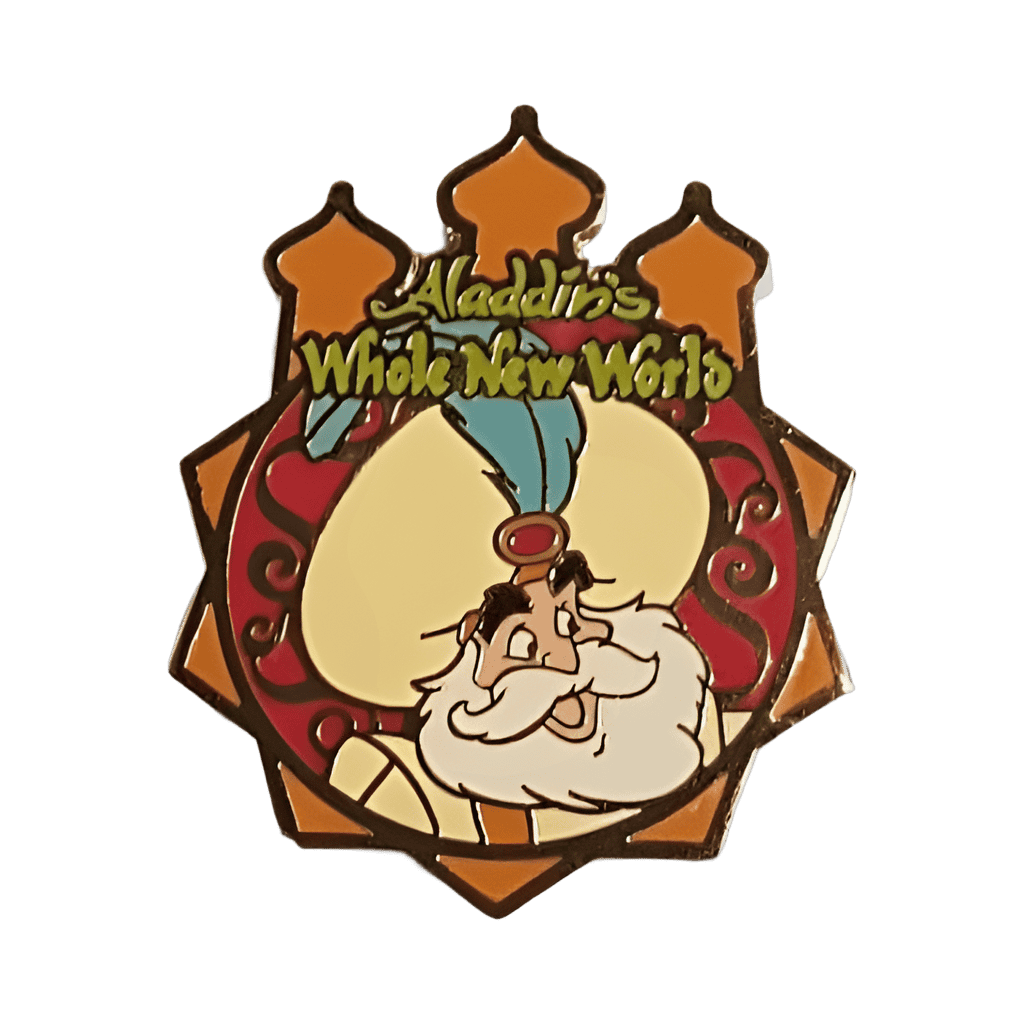 Aladdin's Whole New World - Sultan Disney pin