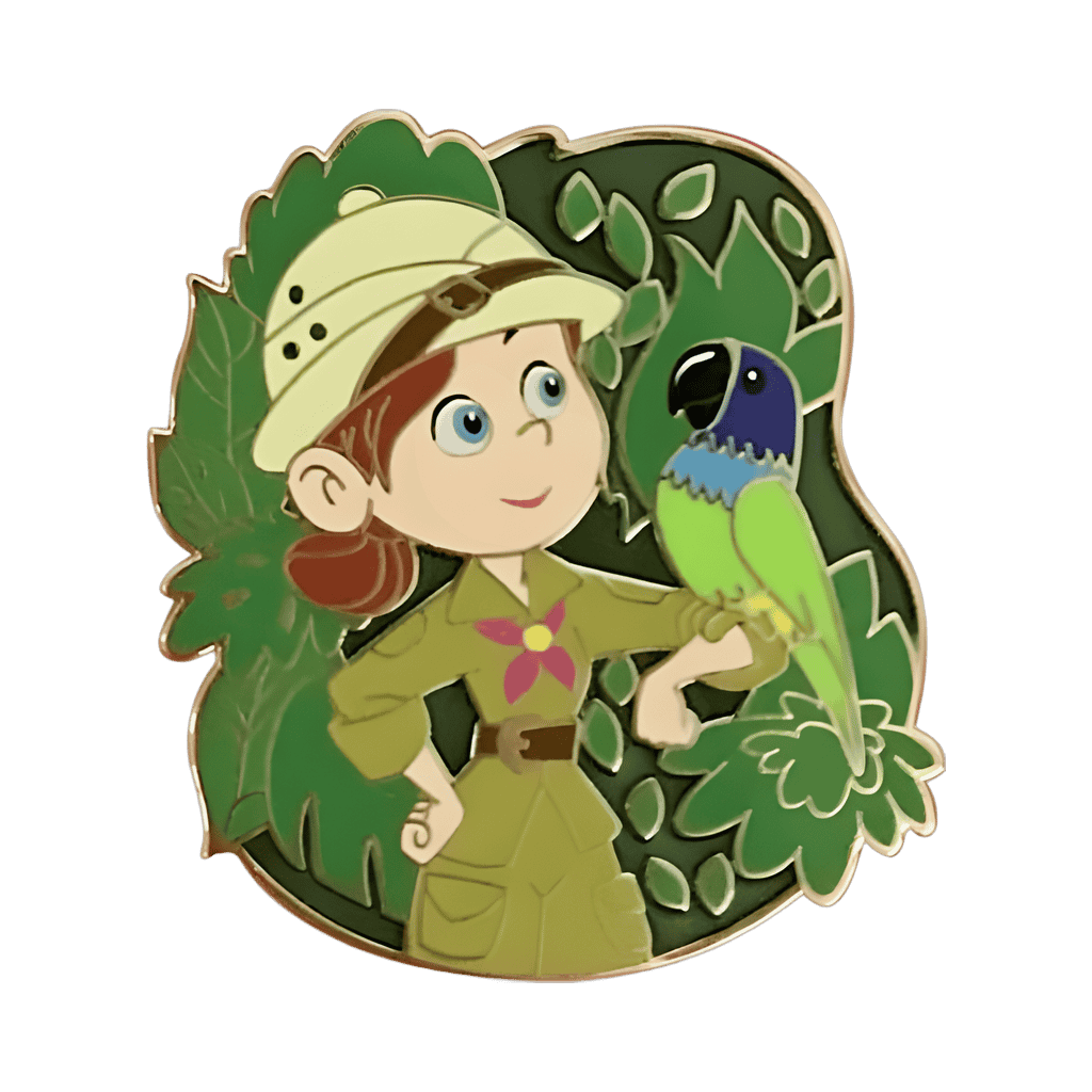 Ellie with Parrot Disney pin