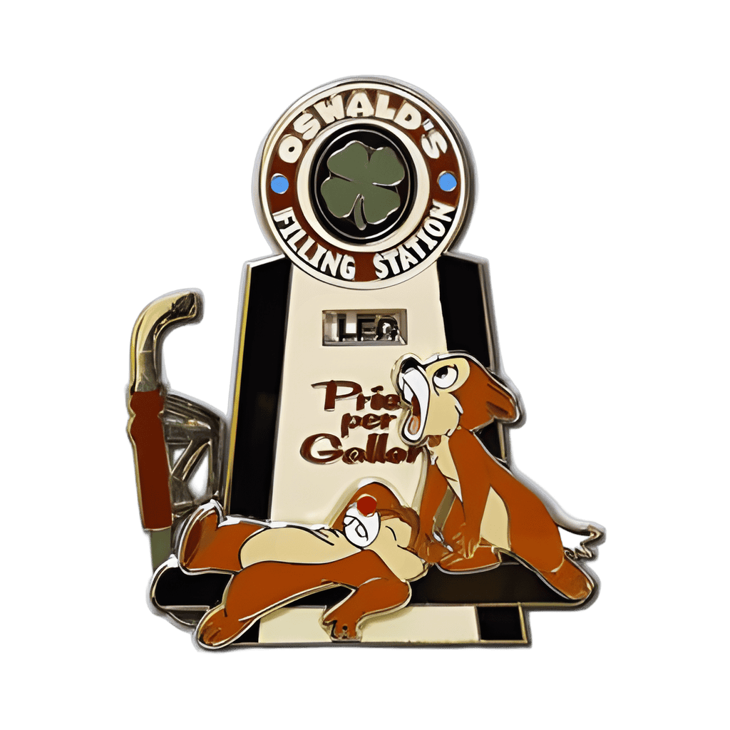 Oswald's Filling Station - Chip & Dale Disney pin