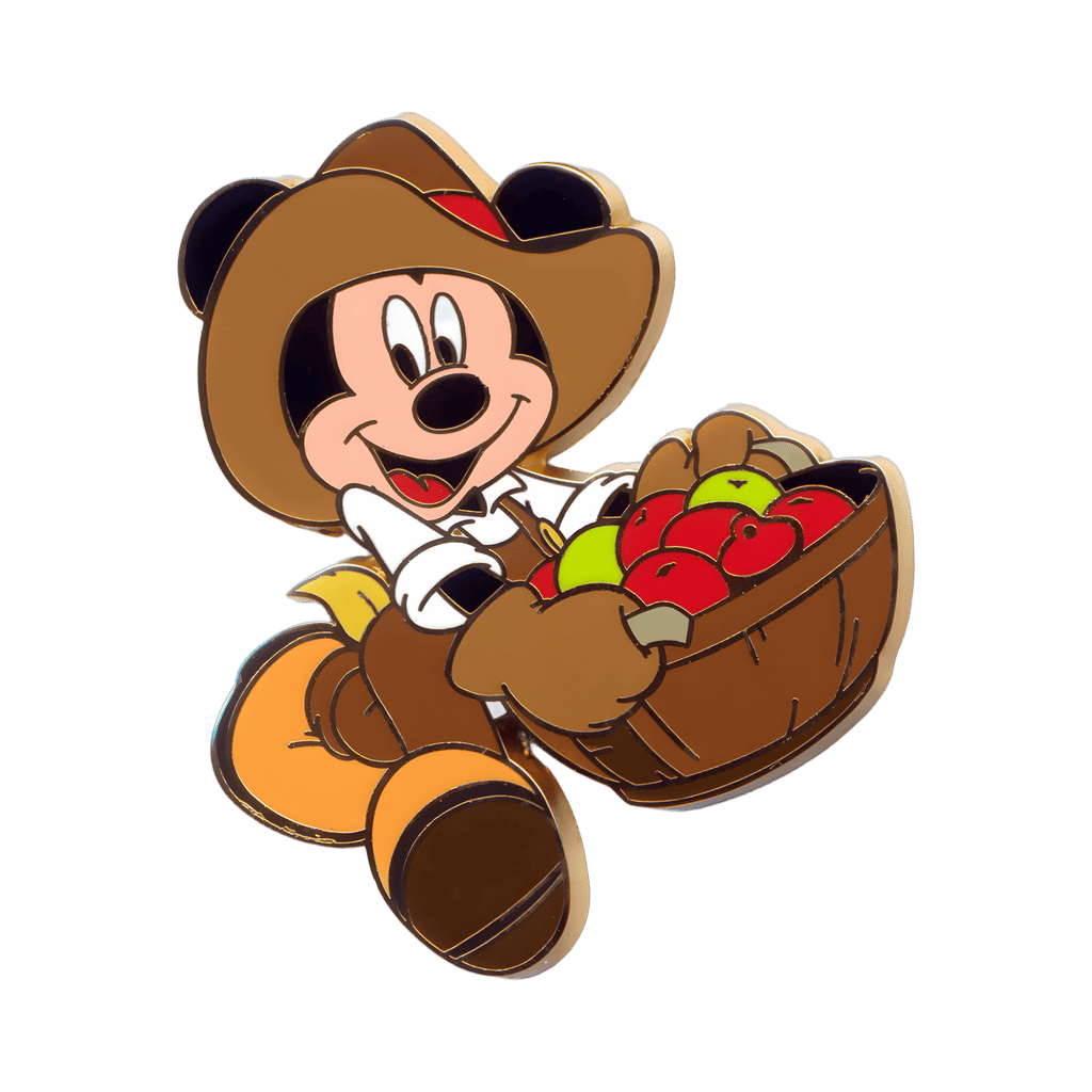 Mickey with Apples Disney pin