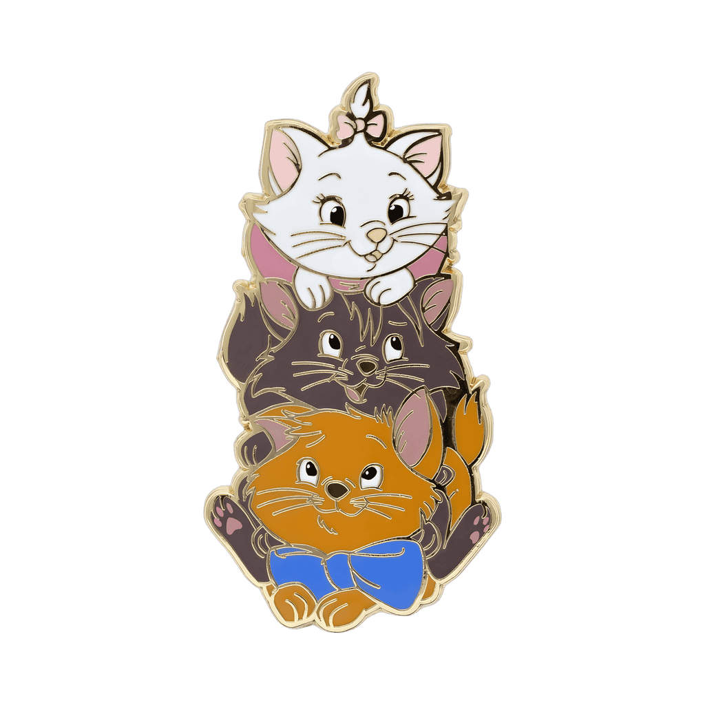 Kitten Stack Marie, Berlioz, Toulouse (Pink A La Mode Exclusive) Disney pin