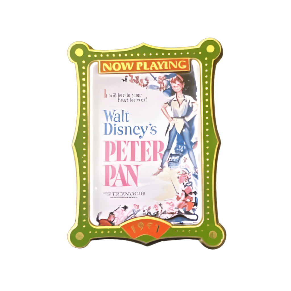 Peter Pan Movie Poster (1953) Disney pin