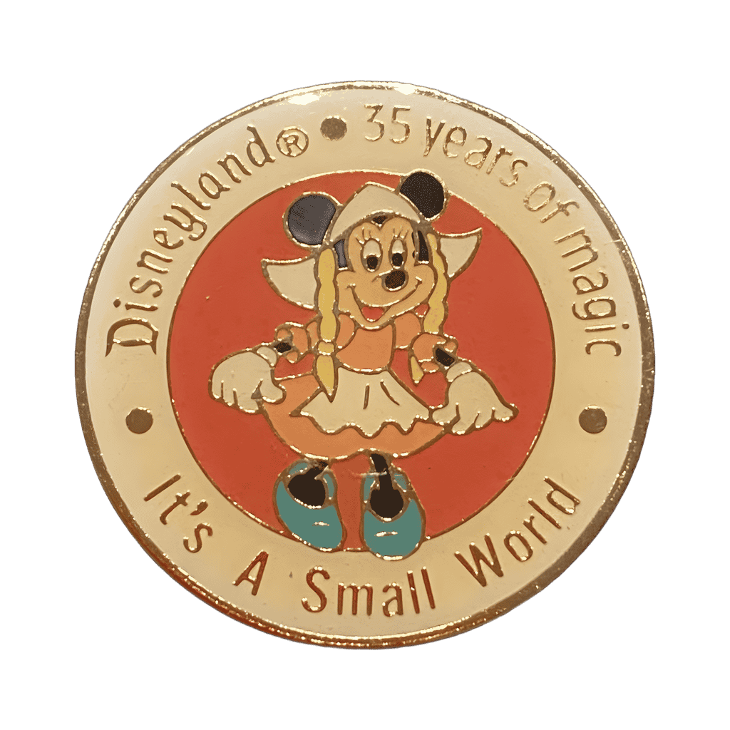 “Small World” Doll Minnie Mouse Disney pin