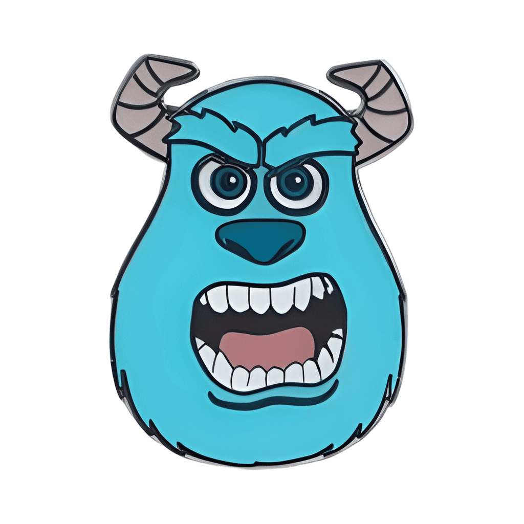Sulley and Door Pin Set - Sulley Scary Face Disney pin