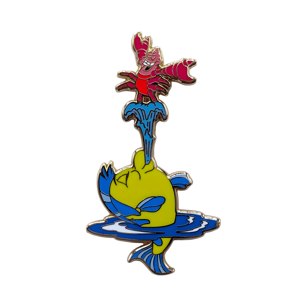 The Little Mermaid - Flounder And Sebastian Disney pin