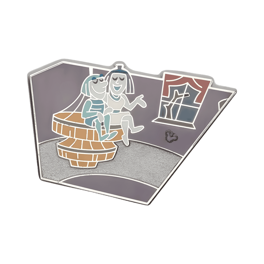 Ghosts on Chandelier Disney pin