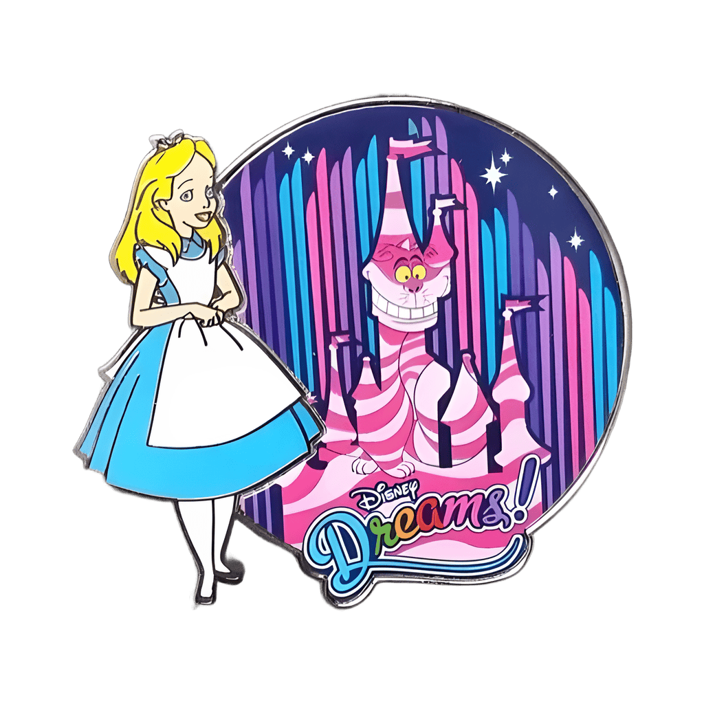 Alice and Cheshire Disney pin