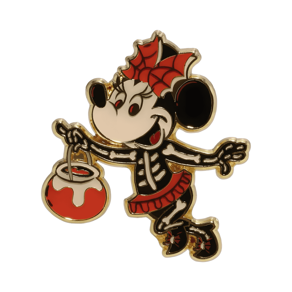 Skeleton Minnie Disney pin