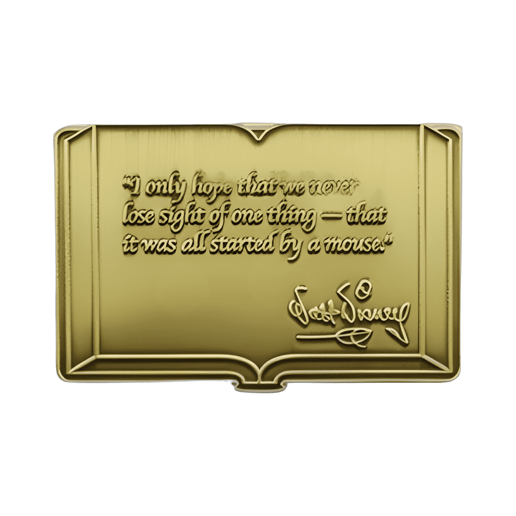 It Was All Started by a Mouse - Bronze - Prototype Disney pin