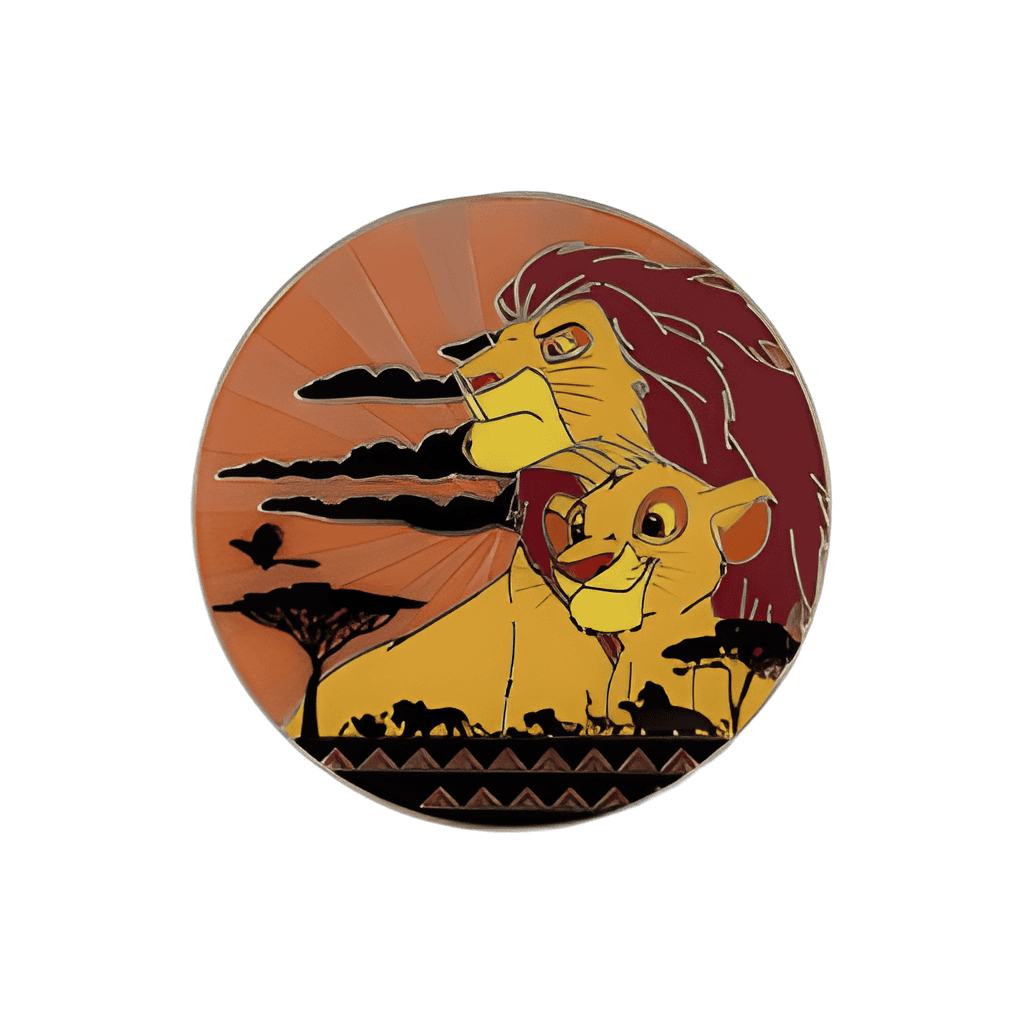 Remember Who You Are Medallion - Mufasa and Simba Disney pin