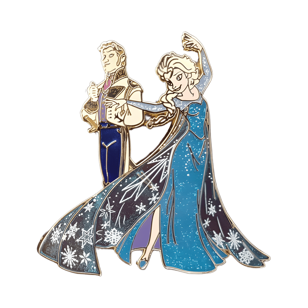 Elsa and Hans Disney pin