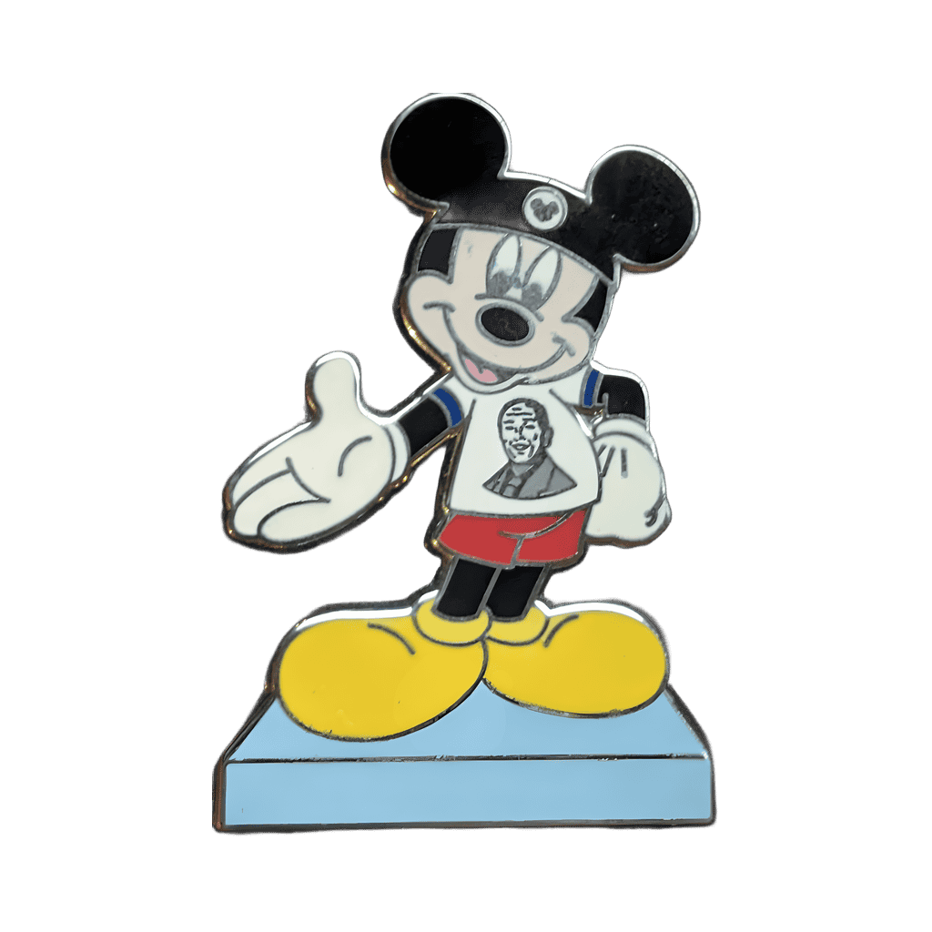 “I Speak For Mickey and Mickey Speaks for Me” by Wayne Allwine and Russi Taylor Disney pin