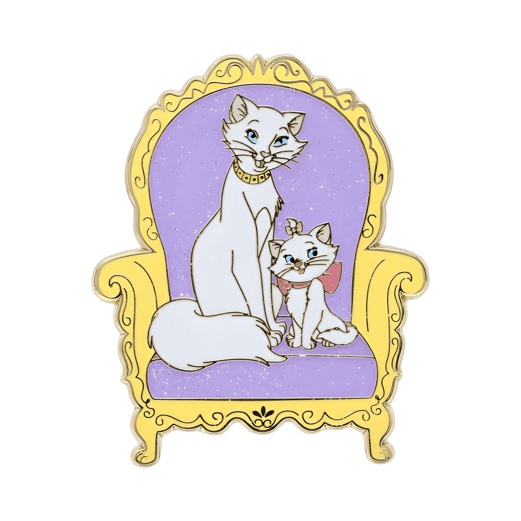 Duchess and Marie on chair Disney pin