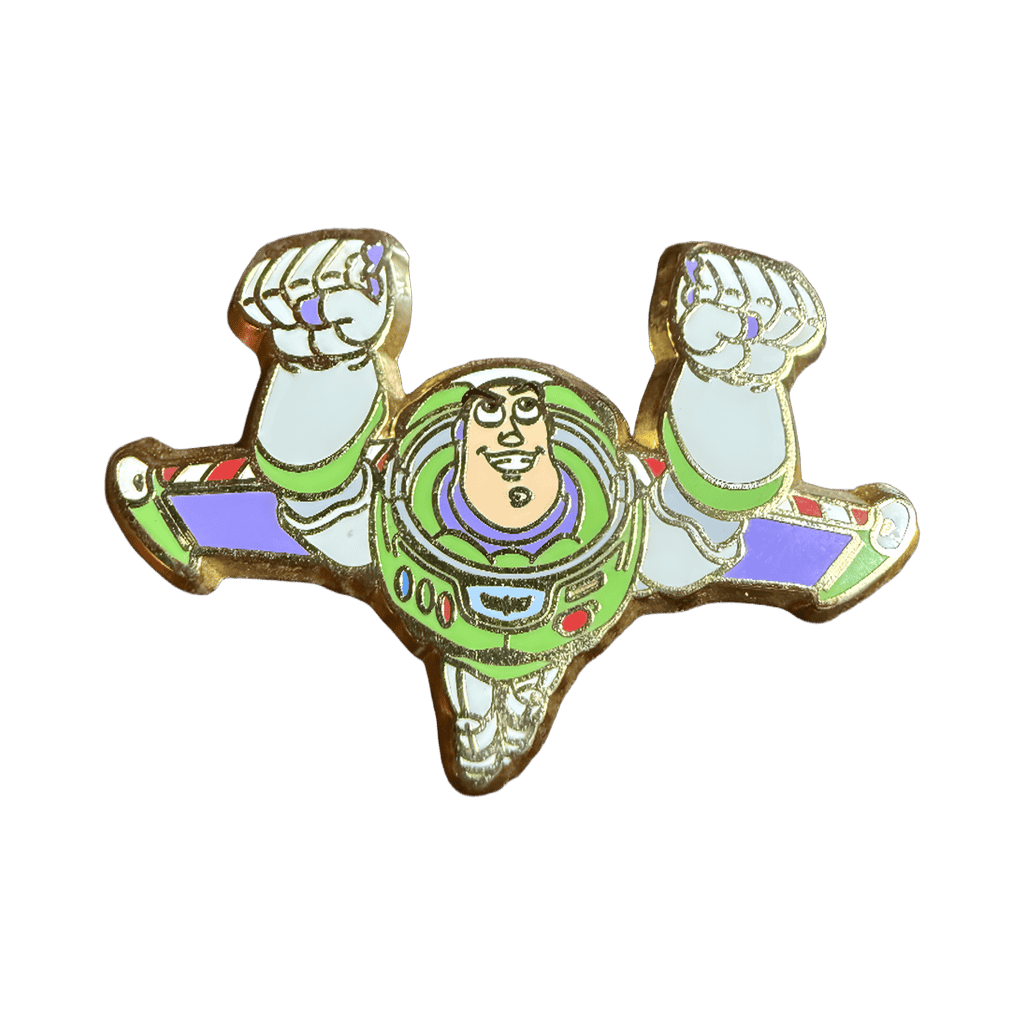 Buzz Lightyear Fist out in flight Disney pin