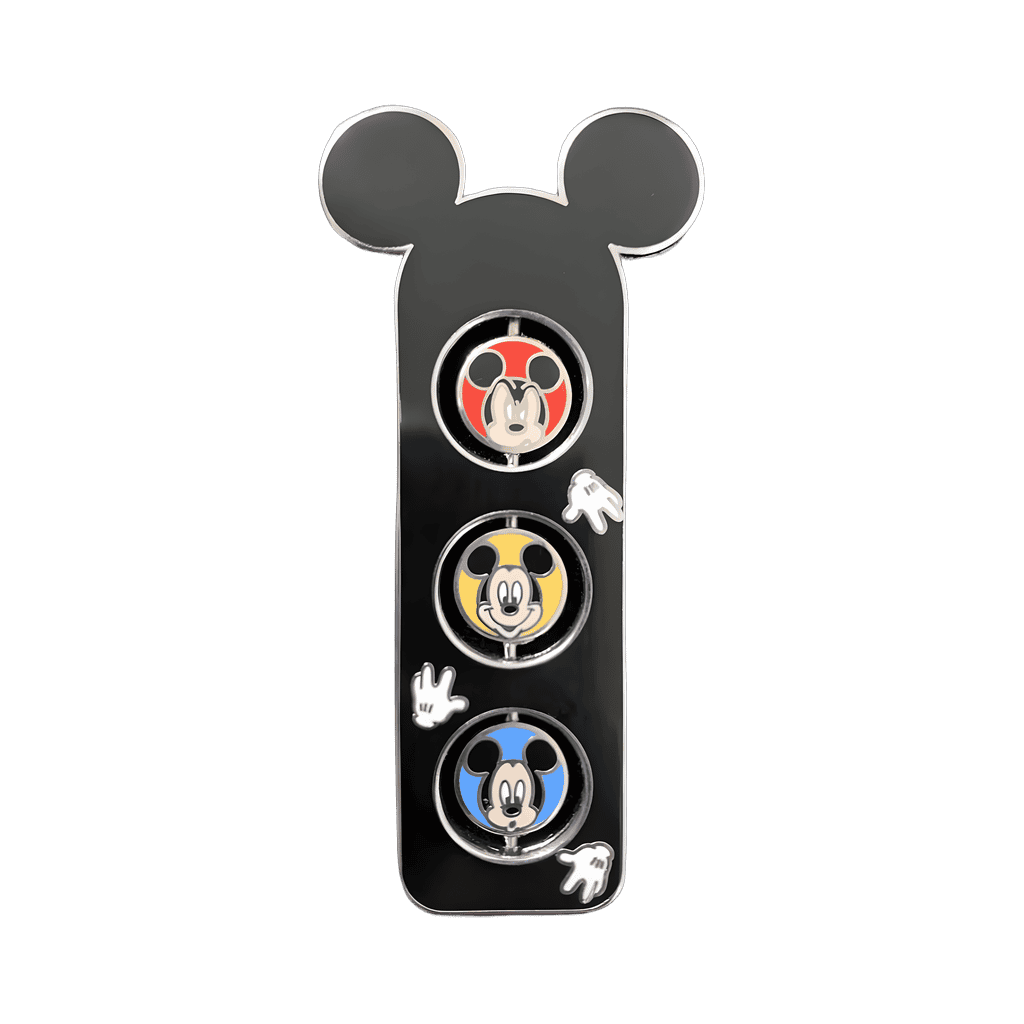 Mickey and Minnie Stoplight Spinner 2008 Disney pin