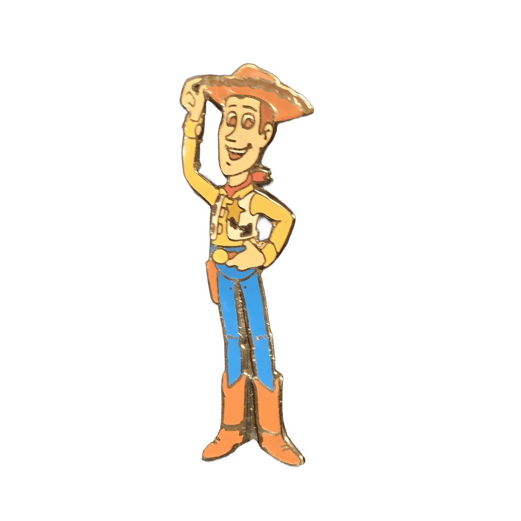 Standing Sherriff Woody Disney pin