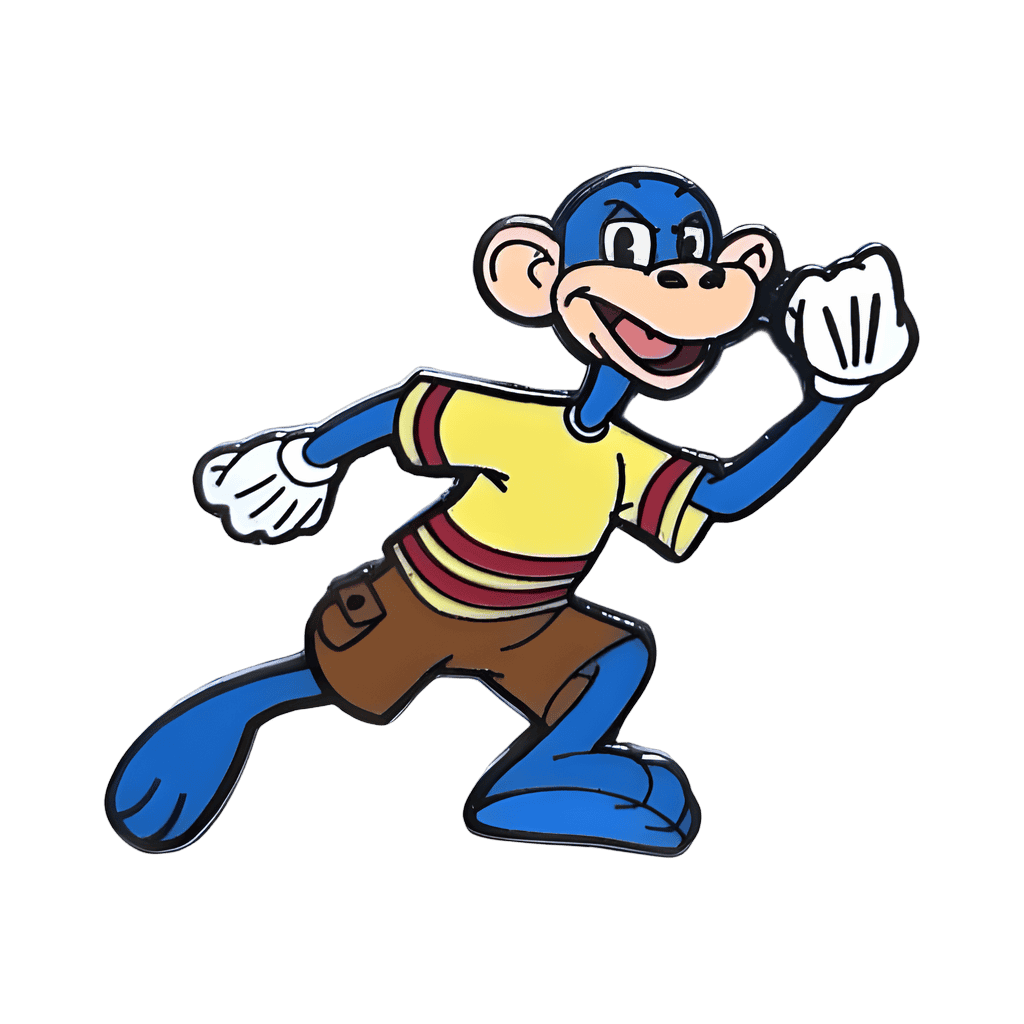 Blue Monkey Disney pin