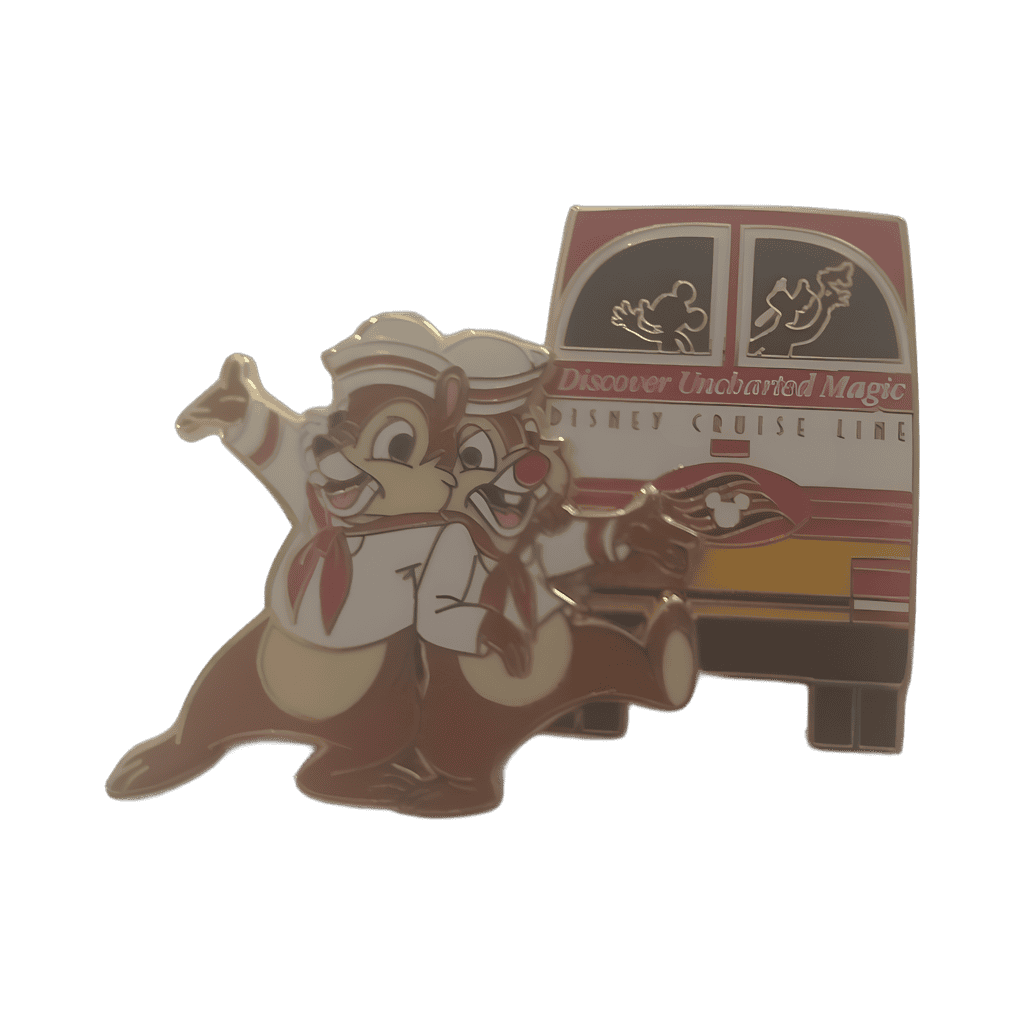 Disney Cruise Line Bus (Chip 'n' Dale) Disney pin