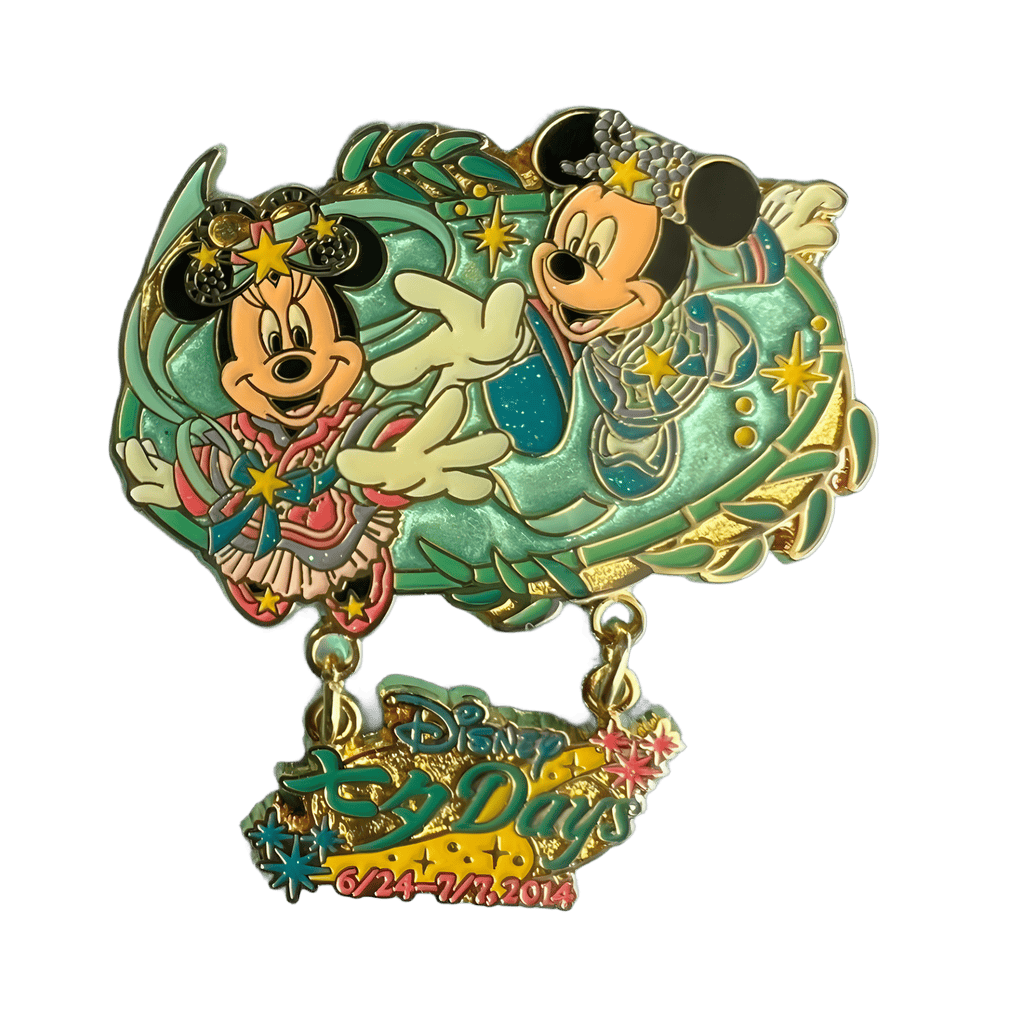 Disney's Tanabata Days 2014 - Mickey & Minnie Disney pin