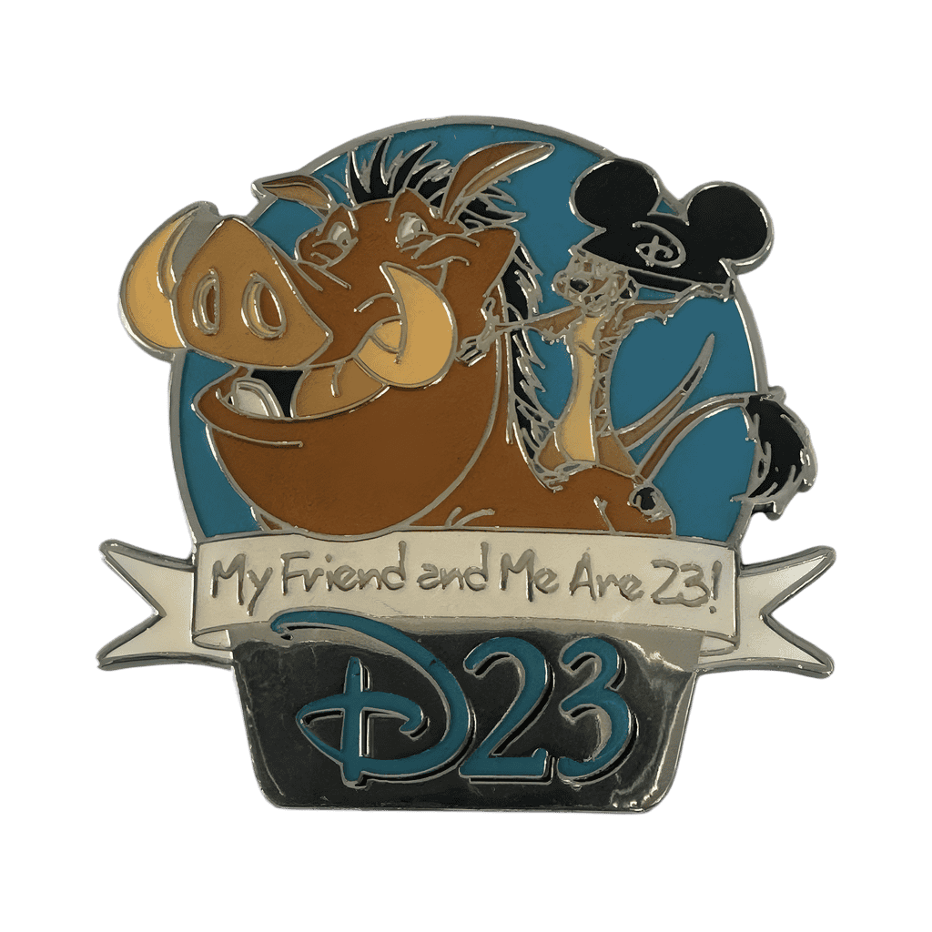 My Friend and Me Are 23! - Pumbaa and Timon Disney pin