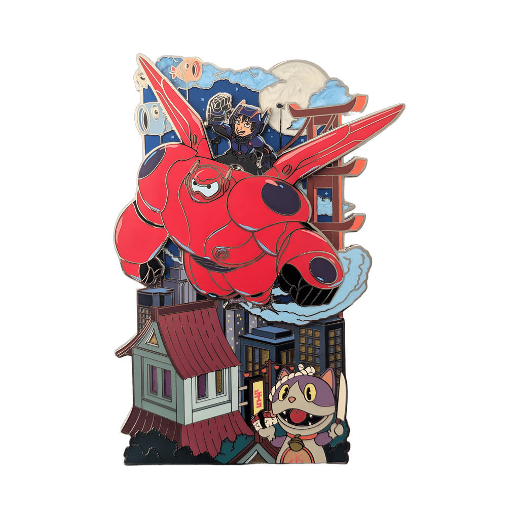 Hiro and Baymax in San Fransokyo Disney pin