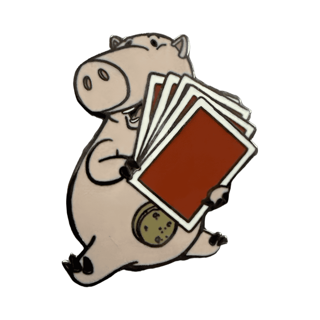 Piggy Bank Hamm Playing Cards Disney pin