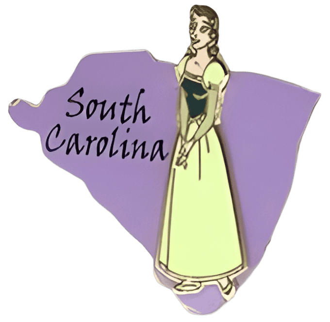 South Carolina - Belle Disney pin