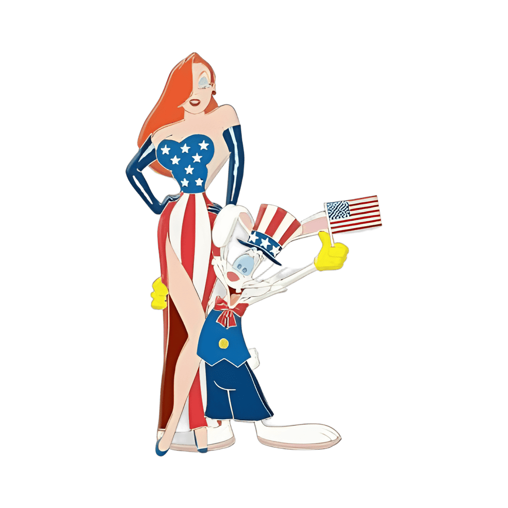 Roger and Jessica Rabbit Disney pin