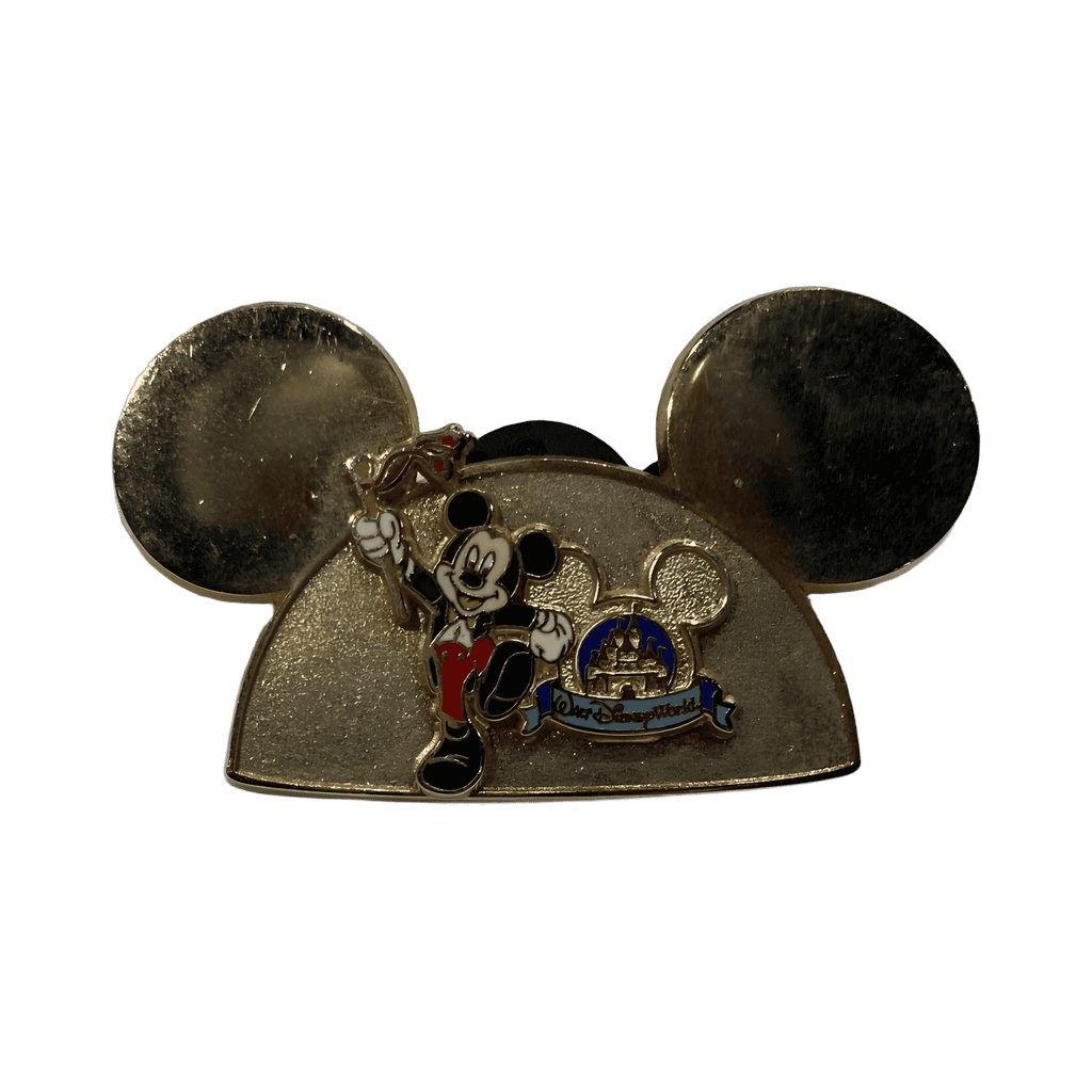 Golden Mickey Ears Hat with Logo Disney pin