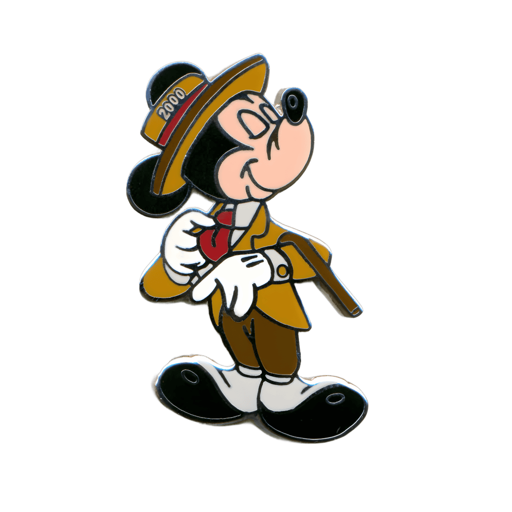 Nifty Nineties Mickey with 2000 on his Hat Disney pin