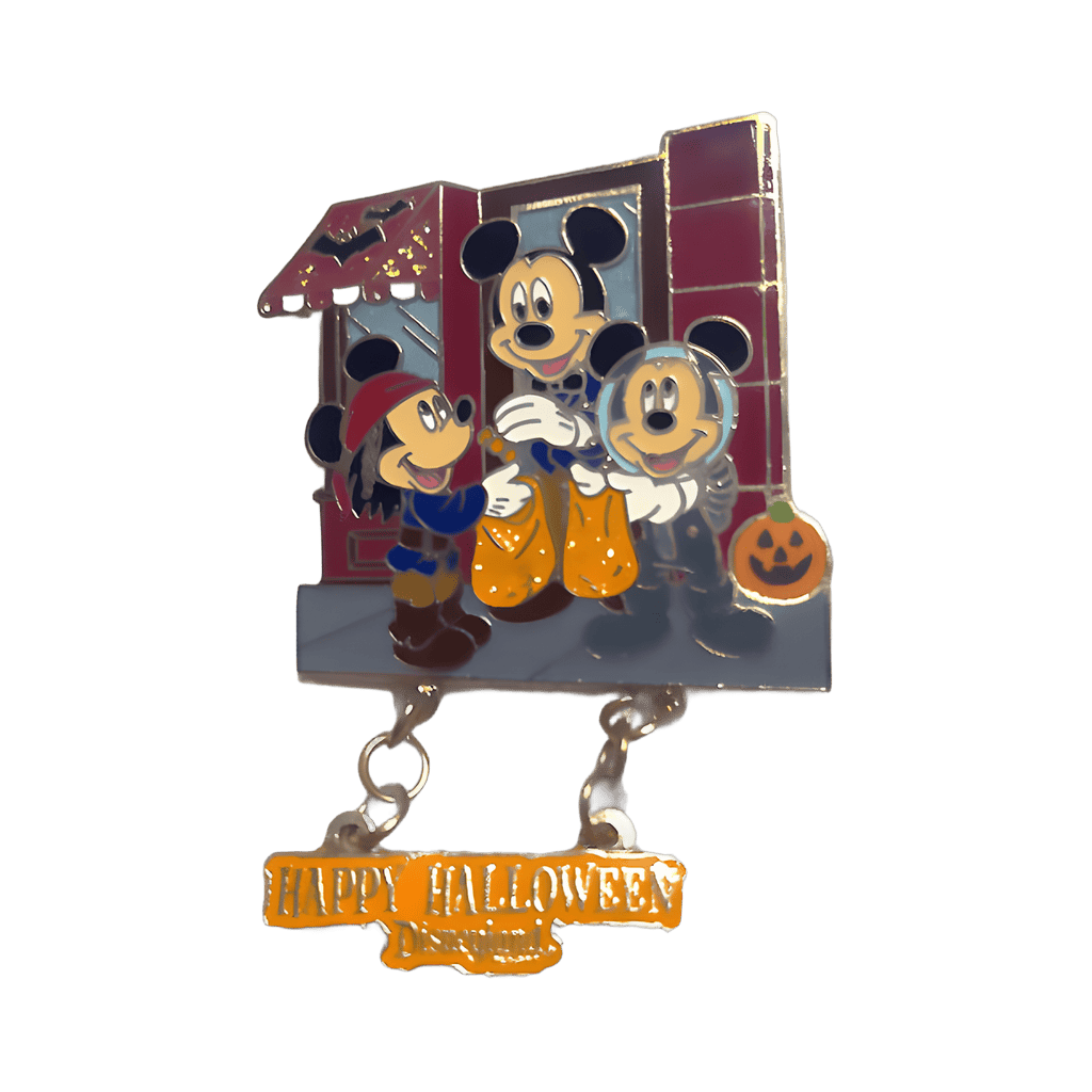 Mickey, Morty and Ferdie - Trick-or-Treat dangle Disney pin