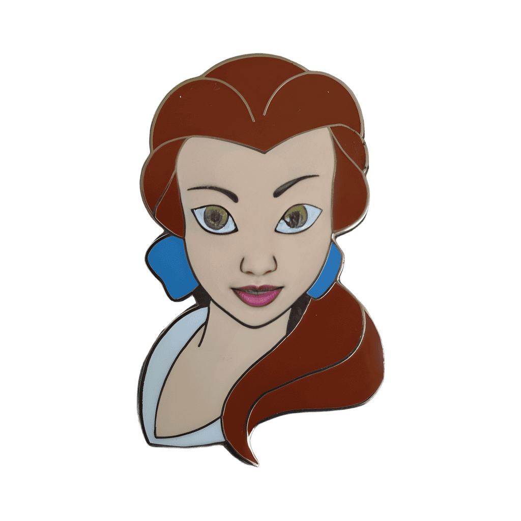 Cast Member Belle Face Pin Version 2 Disney pin