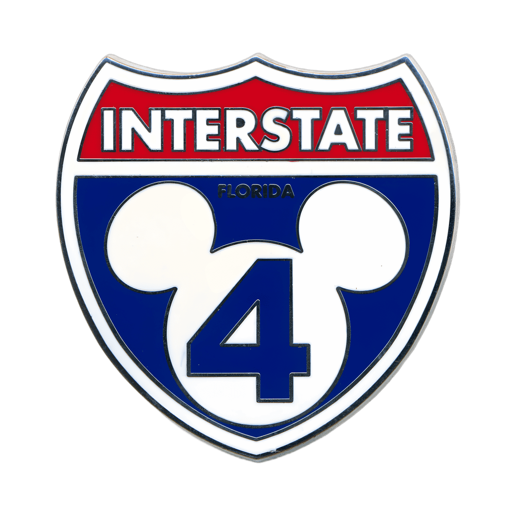 Interstate 4 Mickey Head Disney pin