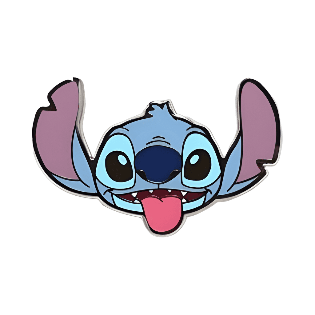 Stitch sticking out tongue Disney pin
