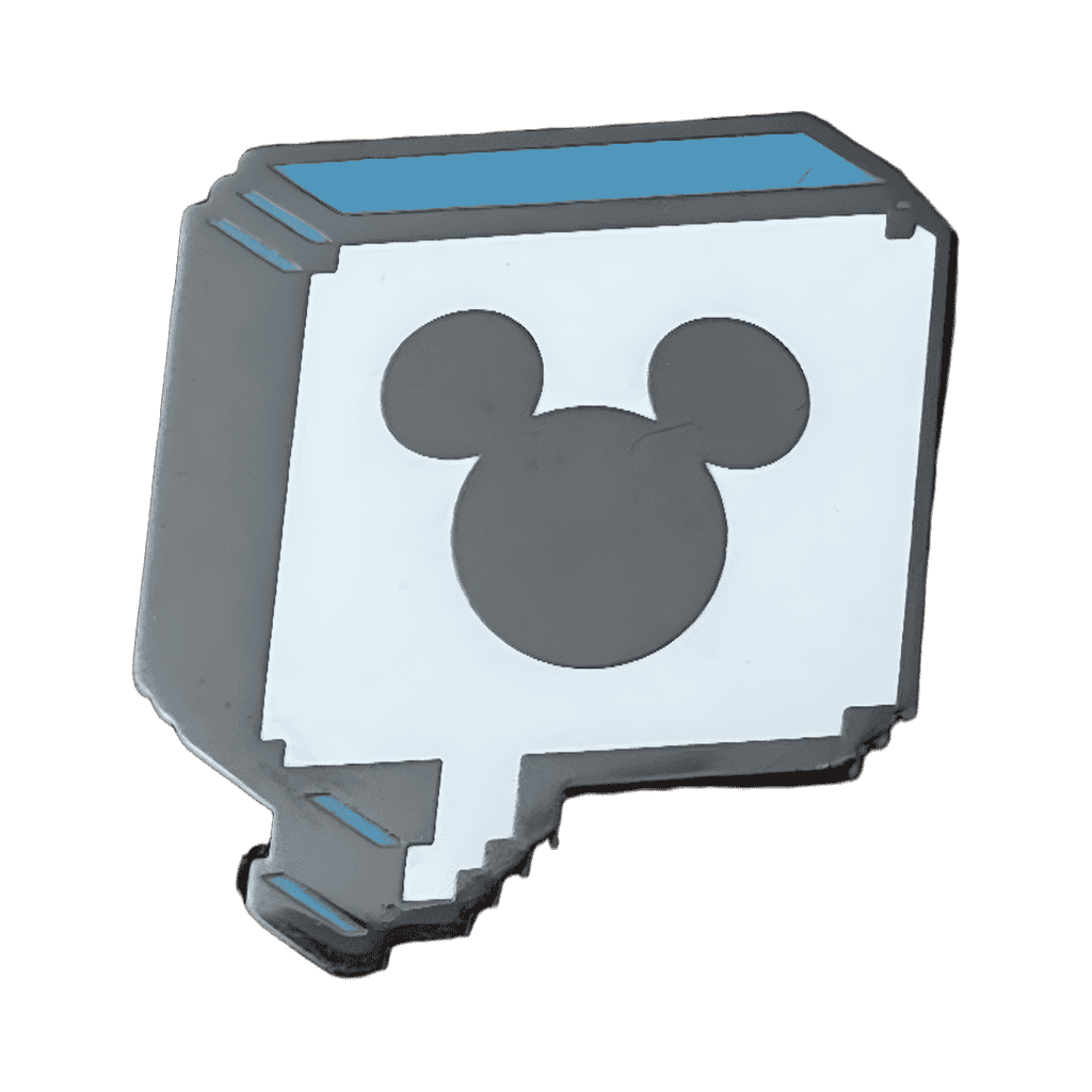 Mickey Icon Speech Bubble Disney pin