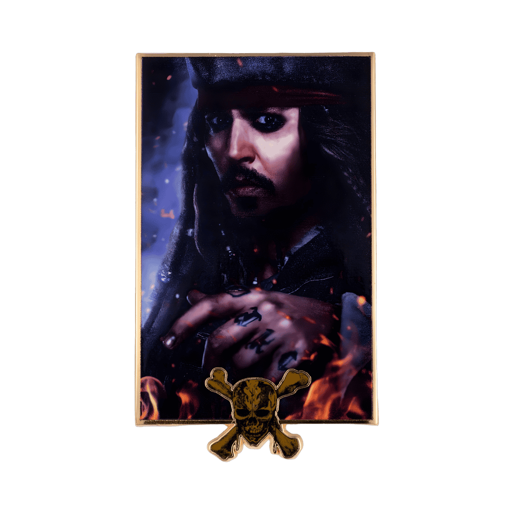Jack Sparrow #1 Pirates of the Caribbean Jumbo PALM Pin Disney pin