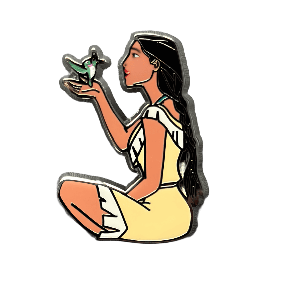 Pocahontas and Flit Disney pin